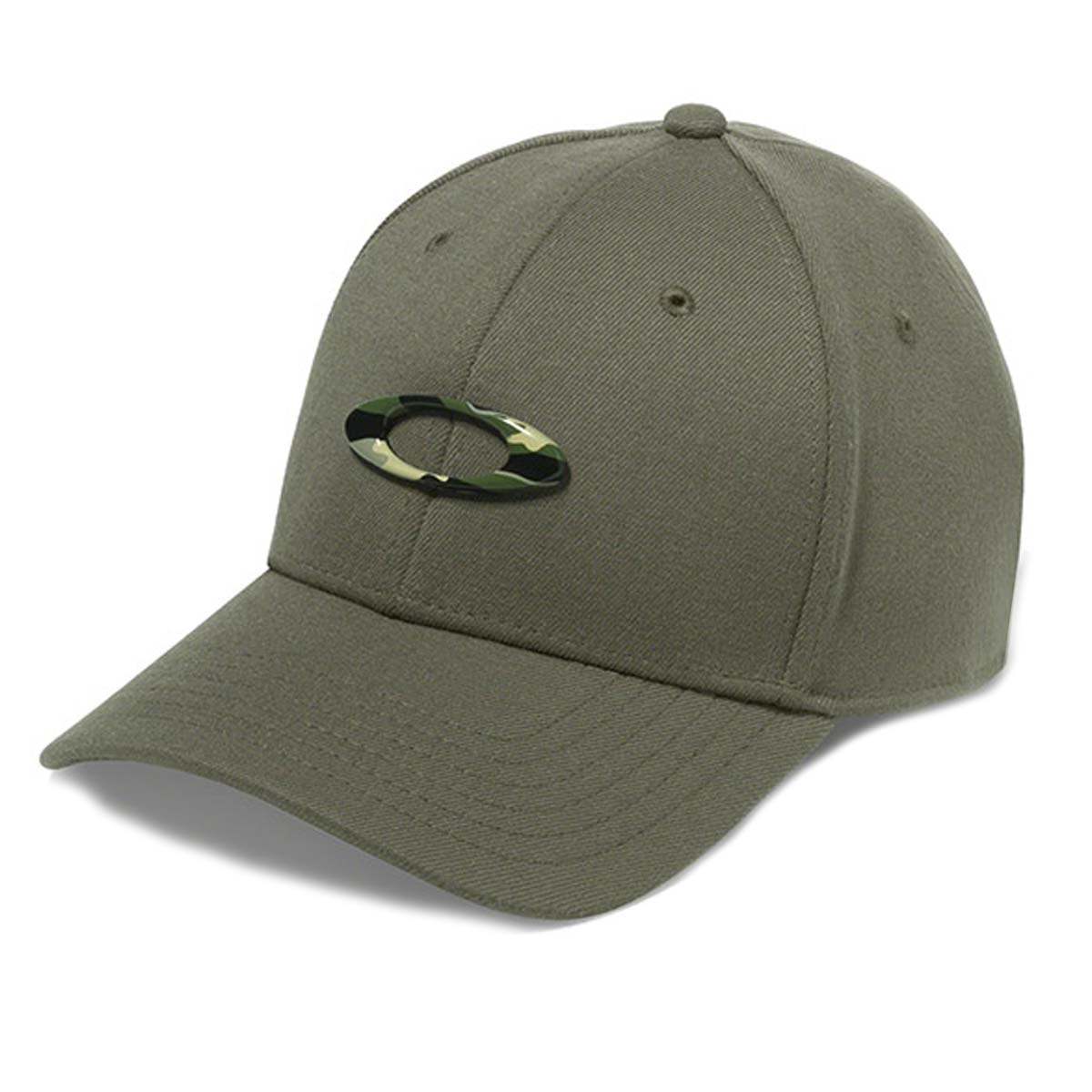 Boné Oakley Tincan Aba Torta Fechado Verde - Back Wash