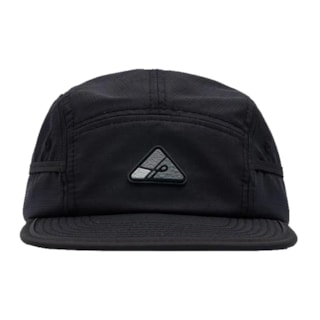 Boné Ous 5 Panel Phibo Ripstop Preta