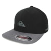 Boné Quiksilver Aba Reta Plate Tradewild Preto/Cinza