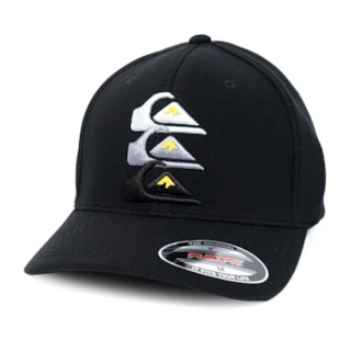 Boné Quiksilver Emb Three Logo Black