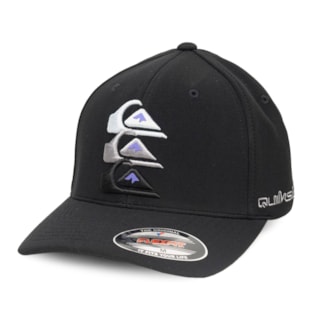 Boné Quiksilver Emb Three Logo Black