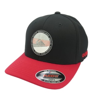 Boné Quiksilver Fechado com Aba Torta Preto 78.80.2619 Boné Quiksilver Fechado com Aba Torta Preto 78.80.2619