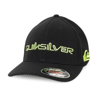 Boné Quiksilver Flexfit Emb Type Momentum Black