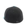 Boné Quiksilver Flexfit Solid Preto e Azul