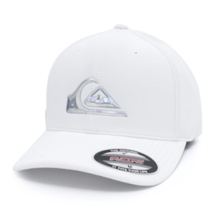 Boné Quiksilver Hologram 3D Logo White