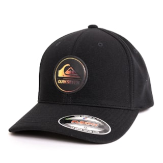 Boné Quiksilver Hologram Full Logo Patch Black