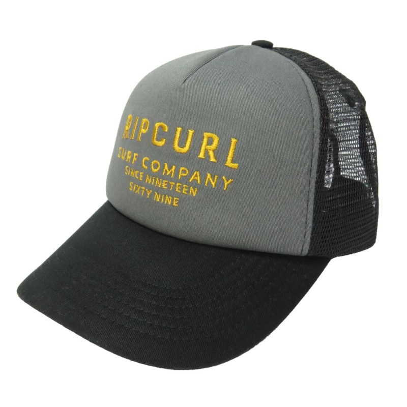 Boné Rip Curl Aba Torta Authenticate Trucker Preto/Cinza