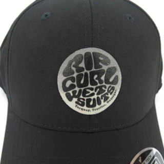 Boné Rip Curl Aba Torta Hydro Preto