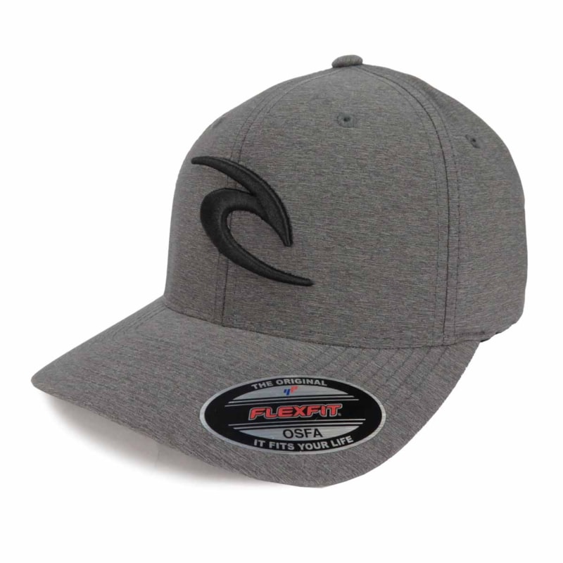 Boné Rip Curl Aba Torta Icon Explorer Flexfit Cinza