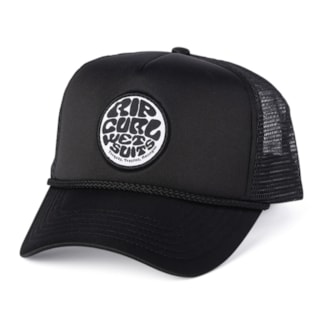 Boné Rip Curl Aba Torta Wetty Badge Preto