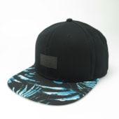 Boné Vans Aba Reta Snap Back AllOver Preto Boné Vans Aba Reta Snap Back AllOver Preto