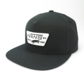 Boné Vans Aba Reta Snap Back Full Patch Preto Boné Vans Aba Reta Snap Back Full Patch Preto