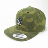 Boné Volcom Aba Reta Snap Back Camuflado Boné Volcom Aba Reta Snap Back Camuflado