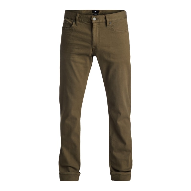 Calça Jeans DC Colorstraight Marrom