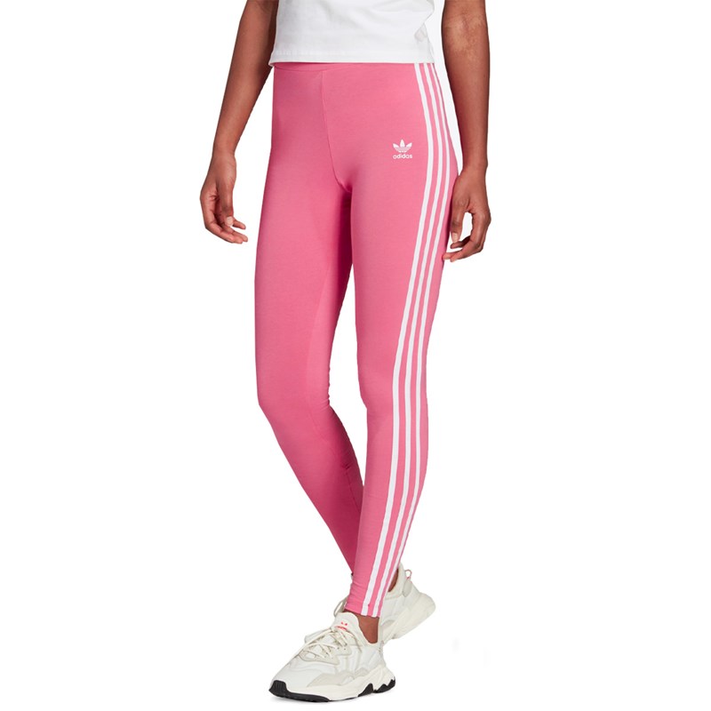Calça Legging Adidas Adicolor Classic 3 Stripes Rosé os melhores preços