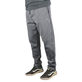 Calça Moletom Back Wash C26002 Cinza