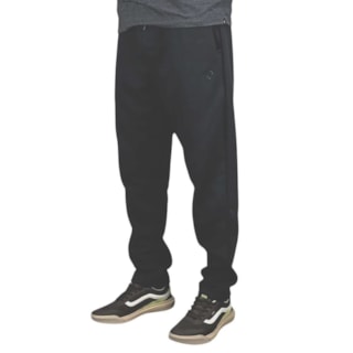 Calça Moletom Back Wash C26002 Preta