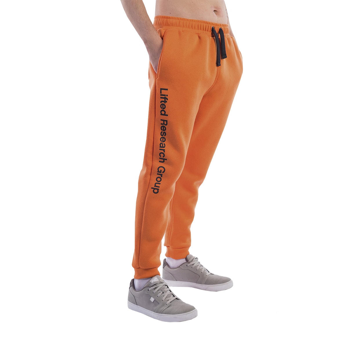 Calça moletom laranja store masculina