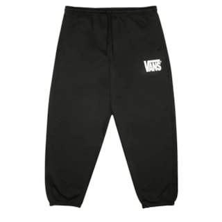 Calça Moletom Vans Stretch Logo Black