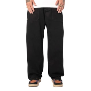 Calça Sarja Lost Skateboard Fit Preta