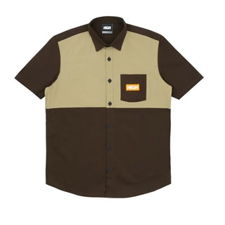 Camisa High Button Shirt High Dallas Brown
