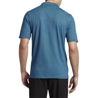 Camisa Polo Hurley Nike Dri-Fit Lagos Azul