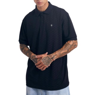 Camisa Polo MCD Texture Preta
