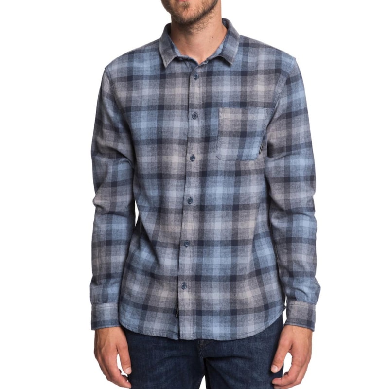 Camisa Quiksilver Fatherfly Shirt Azul