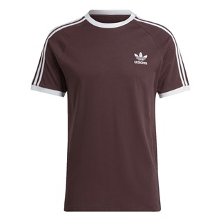 Camiseta Adidas 3 Stripes Shadow Brown