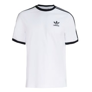 Camiseta Adidas 3 Stripes Tee White