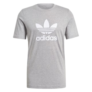 Camiseta Adidas Adicolor Classics Trefoil Cinza