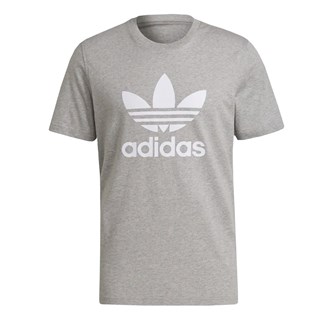 Camiseta Adidas Adicolor Classics Trefoil Cinza