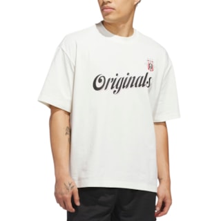 Camiseta Adidas Originals Basketball Team Off White