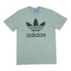 Camiseta Adidas Trefoil Cinza