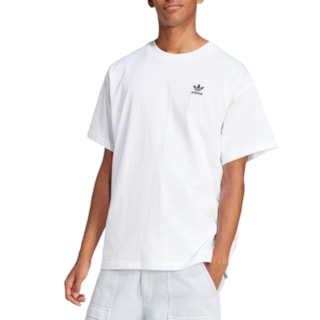 Camiseta Adidas Trefoil Essentials Oversized White