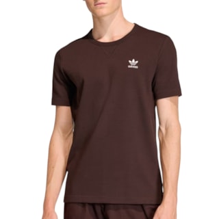 Camiseta Adidas Trefoil Essentials Waffle Coffee