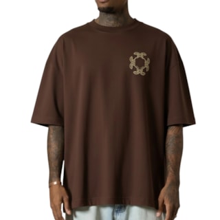 Camiseta Approve Huge Angel City Marrom