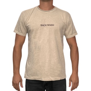 Camiseta Back Wash Estonada Sol e Mar BCKW016 Areia