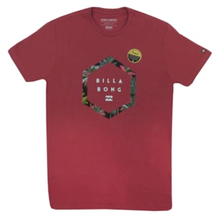 Camiseta Billabong Acess II Bordô