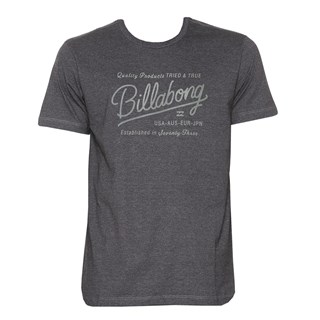 Camiseta Billabong Baldwin Cinza Escuro