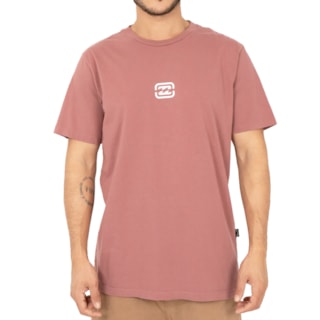 Camiseta Billabong Bracket Wave Rosa