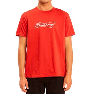 Camiseta Billabong Budweiser Bow Vermelha