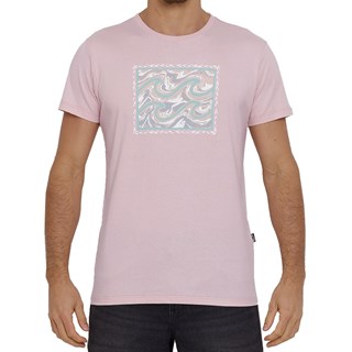 Camiseta Billabong Crayon Wave IV Rosa