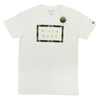 Camiseta Billabong Diecut After Dark Off White
