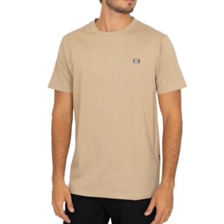 Camiseta Billabong Icon Patch Bege
