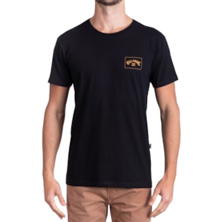 Camiseta Billabong Stacked Arch Preta