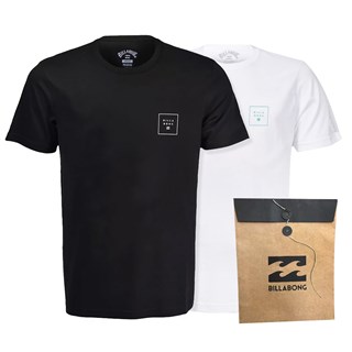 Camiseta Billabong Stacked Kit com 2