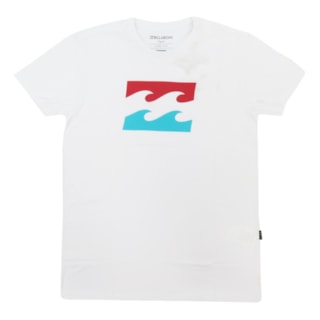 Camiseta Billabong Team Wave Branca
