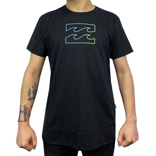 Camiseta Billabong Team Wave Preta