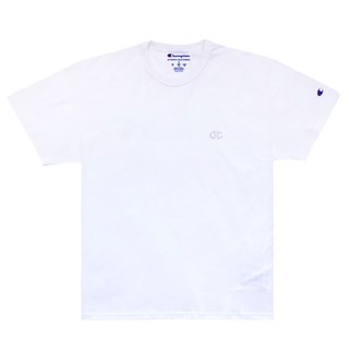 Camiseta Champion Embroidery Logo Off White